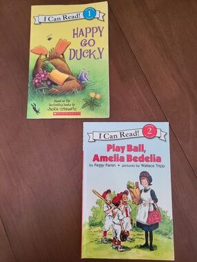 I Can Read! Set: Happy Go Ducky & Play Ball, Amelia Bedelia Early Reader Books
